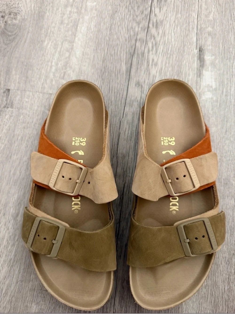 Birkenstock Arizona Split Faded Khaki